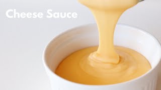 EASY HOMEMADE CHEESE SAUCE RECIPE  NACHO CHEESE SAUCE RECIPE [upl. by Larochelle746]