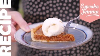 MY FAVOURITE DESSERT Treacle Tart Recipe amp Tutorial  Cupcake Jemma [upl. by Anilecram]