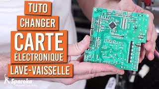 Comment changer la carte électronique dun lave vaisselle [upl. by Tterab]