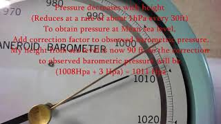 Aneroid Barometer [upl. by Puto]