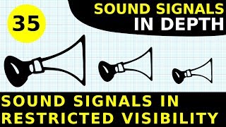 Rule 35 Sound Signals In Restricted Visibility  Sound Signals In Depth [upl. by Sterner466]