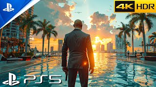 MIAMI PS5 Immersive ULTRA Realistic Graphics Gameplay 4K60FPS Hitman 2 [upl. by Janela]