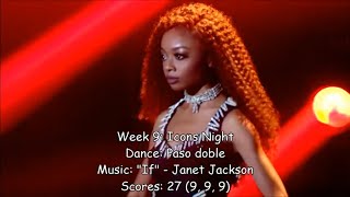 Skai Jackson  All Dancing with the Stars Performances [upl. by Oirotciv]