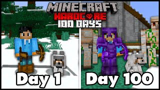 I Survived 100 Days In Hardcore Minecraft Heres What Happened [upl. by Boles]