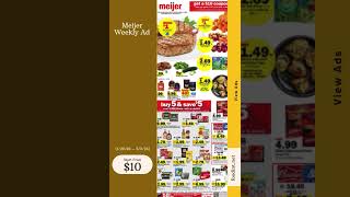 Meijer Weekly Ad US  11052023  11112023 [upl. by Hannaj324]