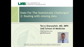 2 Dealing with missing data [upl. by Kimura]