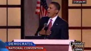 CSPAN Sen Barack Obamas Full Speech to the DNC [upl. by Burman155]