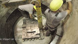 SEVEN REFRACTORIES STEEL LADLE VIDEO [upl. by Atsirtal]