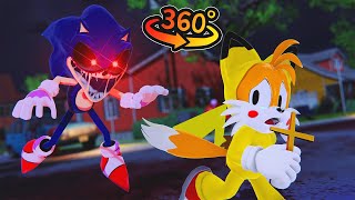 Tails Halloween 360° vs Sonic EXE Friday Night Funkin POV [upl. by Anyah]