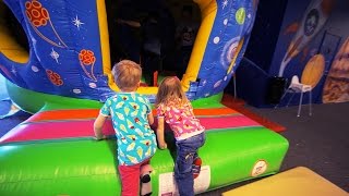 Indoor Playground Family Fun for Kids at Andys Lekland [upl. by Yuille777]