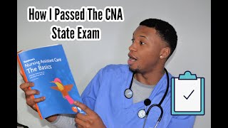 How I Studied and Pass The CNA State Exam [upl. by Narih51]