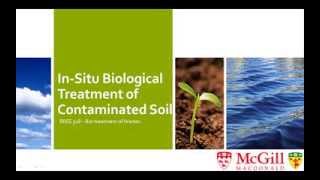 InSitu Biological Treatment of Contaminated Soil [upl. by Taka]