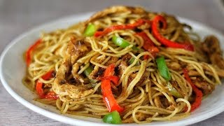 STIRFRY CHICKEN SPAGHETTI [upl. by Anileva]