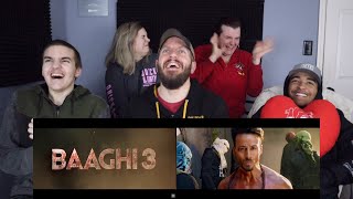 Baaghi 3  Official Trailer REACTION  Tiger Shroff ShraddhaRiteishSajid NadiadwalaAhmed Khan [upl. by Llerrit]