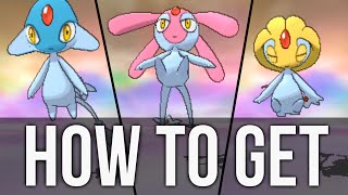 How to get Uxie Mesprit and Azelf in Pokémon Omega Ruby and Alpha Sapphire [upl. by Hines]