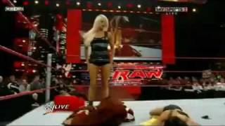 WWE Raw 112309 Maryse Return [upl. by Ecyar]