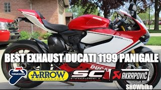 Best Exhaust Ducati 1199 Panigale  Termignoni  Sc Project  Akrapovic  Arrow [upl. by Agbogla737]