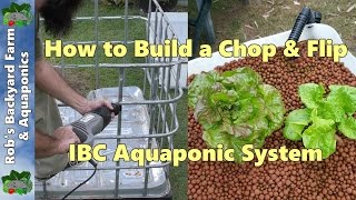 How to Build an Aquaponic System  Chop amp Flip IBC Build [upl. by Kirbie]