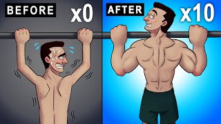 Go from 0 to 10 PullUps FAST [upl. by Nimrahc]