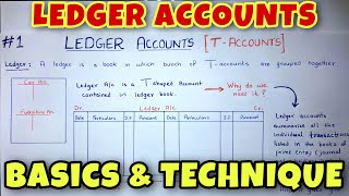 LEDGER Posting with a Simple TECHNIQUE  Class 11  BCOM  CA Foundation [upl. by Yhtommit867]