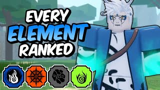 Every ELEMENT Ranked From WORST To BEST  Shinobi Life 2 Element Tier List [upl. by Jezabella]