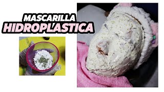 Como hacer una Mascarilla Hidroplastica y Limpieza facial Basica paso a paso [upl. by Hanus]