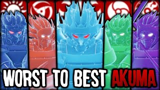 ALL Akumas RANKED From WORST To BEST  Shinobi Life 2 Bloodline Tier List [upl. by Gerdi]