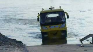 RiverRide Kétéltű busz Budapesten  Amphibious bus in Budapest [upl. by Laural997]