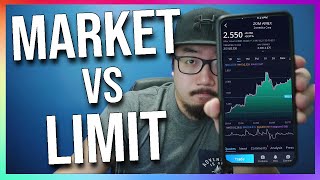 Market Order vs Limit Order EXPLAINED investing for beginners [upl. by Ynamrej]