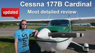 Cessna 177 Cardinal full review  Flying with an updated glass cockpit [upl. by Eastman]