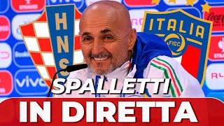 SPALLETTI CONFERENZA STAMPA  CROAZIA vs ITALIA  ITALY EURO 2024 [upl. by Esilram106]