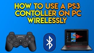 How To Use A PS3 Controller On A PC Wirelessly [upl. by Davita432]