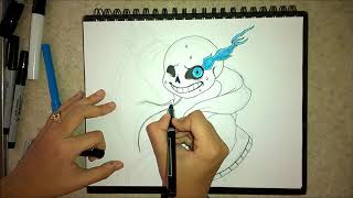 How to draw Sans general audiences [upl. by Enitsua]