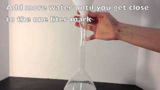 Making a 1 M NaCl solution [upl. by Ebert]