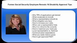 Former SSA Employee Reveals 16 Disability Approval Tips [upl. by Ahsiruam521]