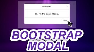 Bootstrap 4 Tutorial Modal Popups Made Easy [upl. by Arraeis112]