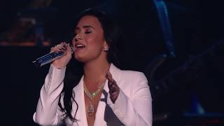 Demi Lovato  Hello Live On 58th GRAMMY Awards [upl. by Adnat]