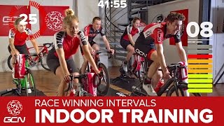 Race Winning Intervals Workout  Indoor Cycle Training [upl. by Beker]