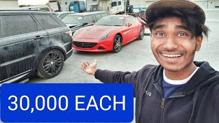 WE BOUGHT 31 ABANDONED SUPERCARS IN DUBAI FERARRISPORSCHE G63S RANGE ROVERS [upl. by Ajet]