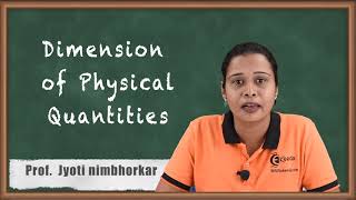 Dimension of Physical Quantities  Units and Measurements  Diploma Physics 1 [upl. by Carisa]