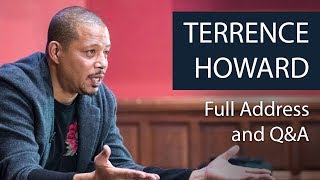 Terrence Howard  Full Address and QampA  Oxford Union [upl. by Enitsyrk]