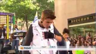 Justin Bieber feat Big Sean  As Long As You Love Me TODAY SHOW 2012 [upl. by Yarw]