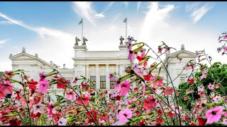 Lund University campus tour main campus in Lund [upl. by Ymma]