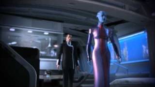 Mass Effect 2 Liara TSoni Romance scene [upl. by Dowell582]