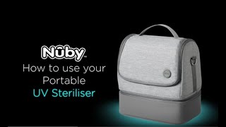 How to use our Portable UV Steriliser  Nuby [upl. by Palgrave]