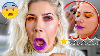 I WENT TO THE WORST REVIEWED MAKEUP ARTIST RUSHED TO THE HOSPITAL [upl. by Aubry684]