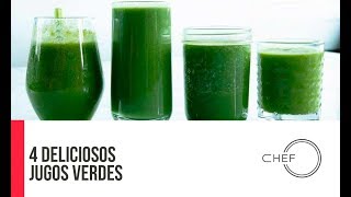 Cómo ELIMINAR lo que tu cuerpo no necesita con estos 4 Jugos Verdes [upl. by Arun]