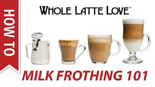 Milk Frothing for Beginners [upl. by Dolph]