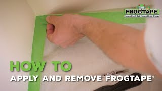 How to Apply and Remove FrogTape® [upl. by Ryter]