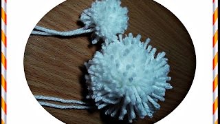 Pompon készítés fonalból négyféle módszerrel  DIY [upl. by Autumn]